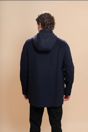 Men’s jacket with hood - Navy Blue