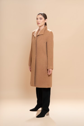 Undyed Classic Coat - Cinnamon