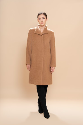 Undyed Classic Coat - Cinnamon